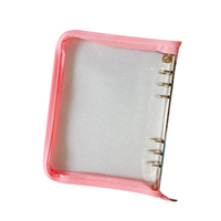 Classeur à anneaux A4 A5 A6 A7 A8 B5 avec enveloppe transparente portefeuille pochette à fermeture éclair dossier en plastique Pvc classeur de Budget