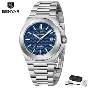 BENYAR BY-5219M Men's <b>Mechanical</b> Wristwatch Casual Fashion Stainless Steel <b>Watch</b> Waterproof Luminous Reloj Hombre - Product Image 1