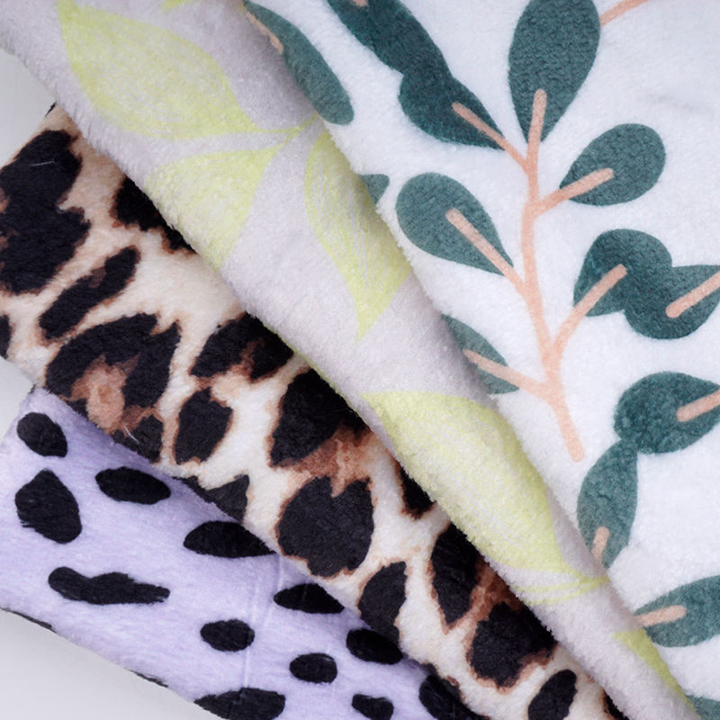 Flanelle tissu/double côtés minky tissu