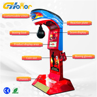 Machine de jeux de vente de billets à pièces, machine de jeu de boxe d'arcade, Machine de jeu de boxe