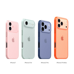 Matte Cover Quay Lại Đối Với iPhone 17 Pro Max Da Cảm Thấy Cảm Ứng Chống Sốc Điện Thoại Di Động Trường Hợp Đối Với iPhone 17 - Product Image 1