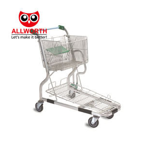 Fabrieksaanbod Magazijn Utility 300Kg Gegalvaniseerd Nestbaar Gaasvervoer Handkarretje - Product Image 5