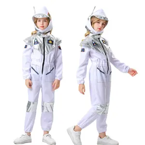 Disfraz de astronauta para niños, mono de piloto espacial para niños con casco, vestido espacial, Cosplay, regalos de cumpleaños