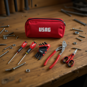 Usag Tool <b>Set</b> 6 Piece With Screwdrivers <b>Pliers</b> Scissors And Storage Bag For General Repair Tasks - Product Image 3
