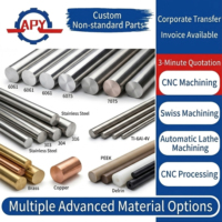 Usinage CNC Suisse sur Mesure OEM ODM Pièces Non Standard en Acier Inoxydable Cuivre Aluminium Titane ±0.003mm Certifié ISO