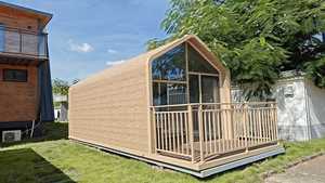 Casas Móviles Pequeñas de Madera, Kits Básicos que Incluyen Accesorios. Construcción Fácil de Espacios Temporales - Product Image 5