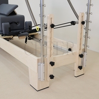 Reformer en bois d'érable avec demi-tourneuse pour la maison, équipement de fitness, système d'entraînement de la force du tronc