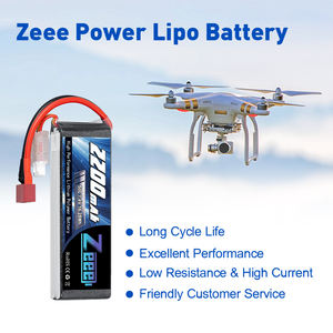 Batería Zeee <span class=keywords><strong>7.4</strong></span> <span class=keywords><strong>V</strong></span> 50C 2200 MAh 2S Lip 2S Lipo para <span class=keywords><strong>RC</strong></span> con Conector Deans T para <span class=keywords><strong>Coche</strong></span>, Camión, Avión, Helicóptero, Barco, Hobby de Control Remoto - Product Image 2