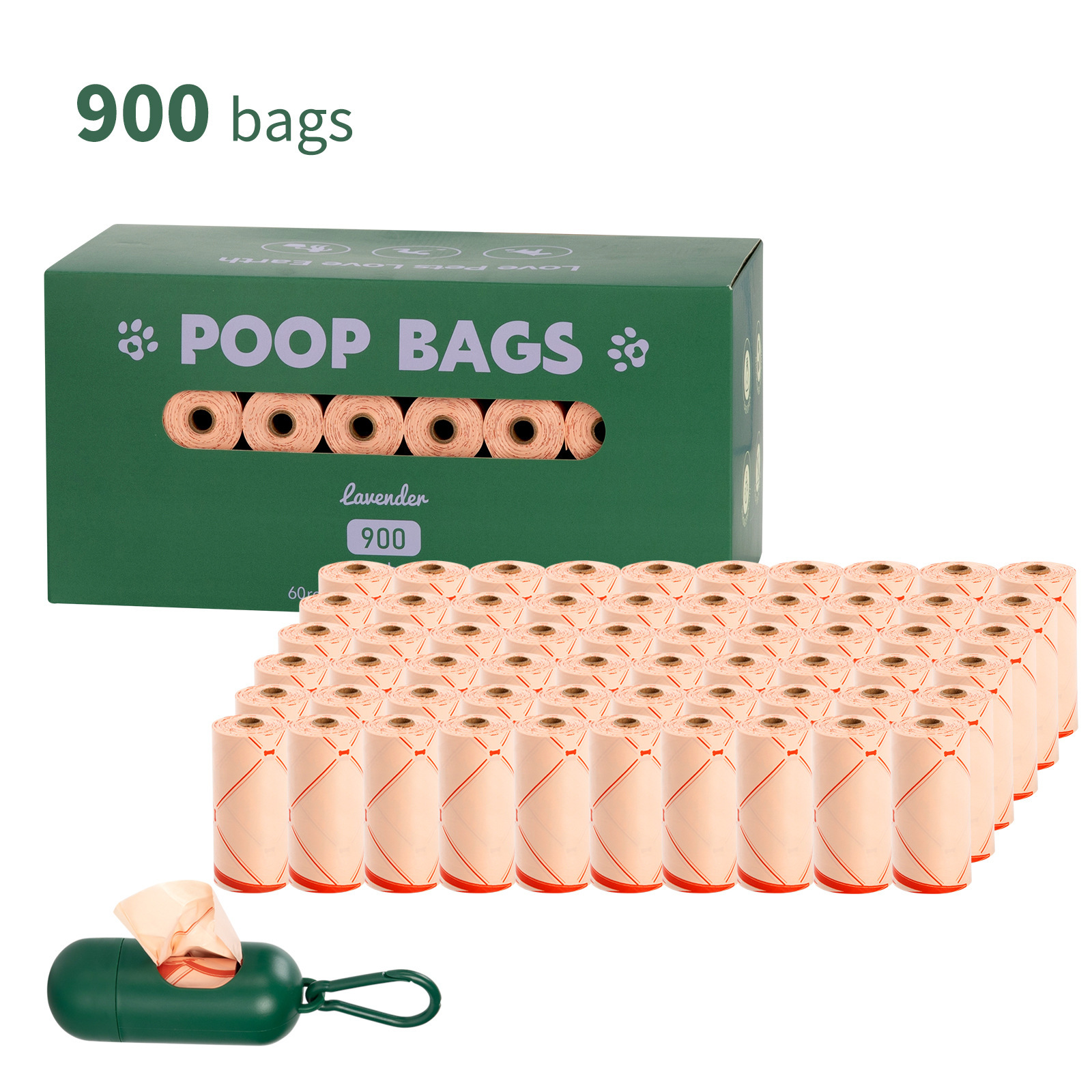 Orchid Pink Tetrahedron 60 rolls + Distributor