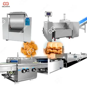 Ligne de pizza craquelins en Chine entièrement automatique prix de la machine de fabrication de biscuits mous