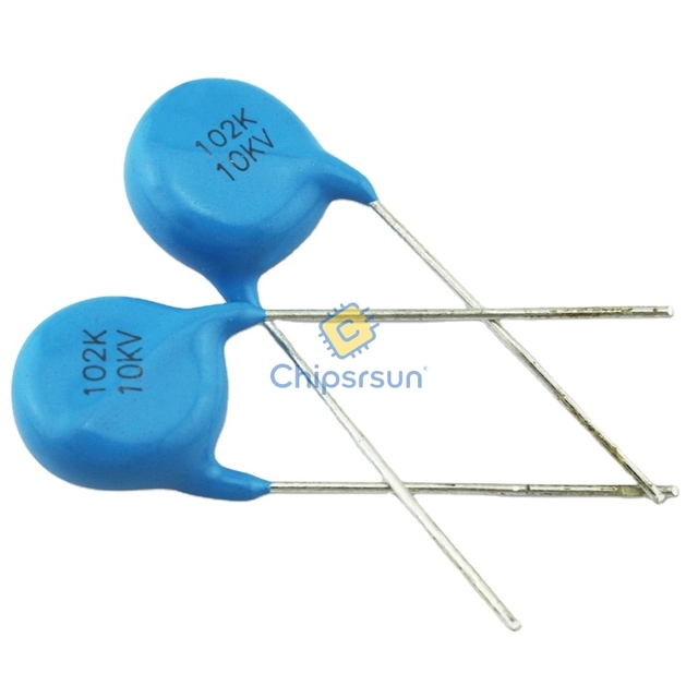 NEW 10KV 102M 1000Pf 20% Durable Dc For Emi Suppression Filtering Disc Type High Voltage Ceramic Capacitor