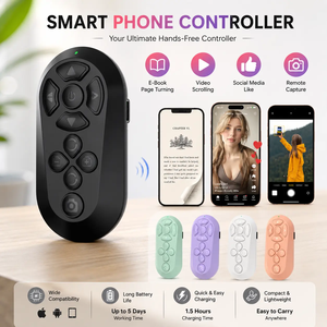<span class=keywords><strong>Remote</strong></span> Control D18 untuk TikTok YouTube Instagram, Pengontrol Video Kamera Selfie Nirkabel untuk iPhone Android <span class=keywords><strong>iPad</strong></span> - Product Image 1