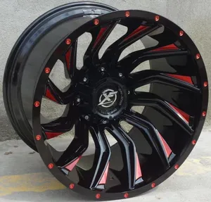 16x7ブルー22インチ5x114.3スチール1819インチhre助手席ホイールタイヤ郊外のマッチングリム2ピース鍛造合金車ホイール