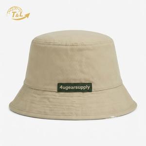 4ugear High Quality Double Sided <b>Reversed</b> Embroidery Custom Logo Shade Simple Cotton Sports <b>Bucket</b> <b>Hat</b> Wholesale - Product Image 2