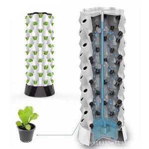 Torre Idroponica Sistema di Coltivazione Acquaponica Fioriera per Fragole Torri da Giardino per Coltivazione Verticale - Product Image 1