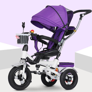 Vente chaude <span class=keywords><strong>Tricycle</strong></span> 3 en 1 pliable pour bébé, <span class=keywords><strong>tricycle</strong></span> à 3 roues pour enfants de 2 ans et plus, choix populaire en gros, fabriqué en acier et en métal - Product Image 4