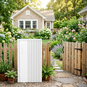 ตู้รับจดหมายกลางแจ้งแบบติดตั้งบนพื้นดิน ทำจากเหล็กชุบสังกะสี พร้อมโลโก้สั่งทำพิเศษ สำหรับรับจดหมาย <span class=keywords><strong>พัสดุ</strong></span> และส่งของ - Product Image 1