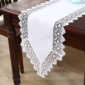 Quá Khổ Polyester Khăn trải bàn tùy chỉnh chiều dài thêm rộng cho bàn dài tự chọn phục vụ - Product Image 2