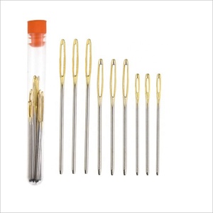Agujas de coser a mano, de ojo grande, 52mm, 60mm, 70mm, <span class=keywords><strong>aguja</strong></span> de chenilla, sin <span class=keywords><strong>punta</strong></span>, <span class=keywords><strong>punta</strong></span> <span class=keywords><strong>redonda</strong></span> roma - Product Image 1