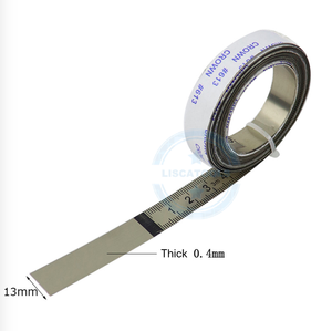 Escala adhesiva de acero inoxidable con regla de placa adhesiva, regla mecánica autoadhesiva que se puede pegar a la mesa de trabajo - Product Image 2