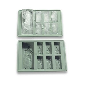 Bandeja de hielo de silicona con temática creativa de dibujos animados, molde de hielo seguro y reutilizable, casa libre de BPA, bricolaje - Product Image 4