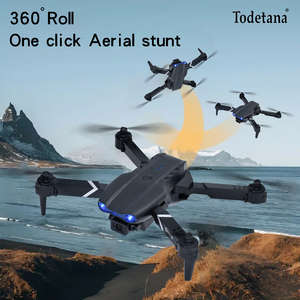 Chúng tôi kho Đen E99 RC Drone với Dual Camera FPV trên không ghi âm một chìa khóa cất cánh/hạ cánh/trở lại wlfl kết nối - Product Image 4