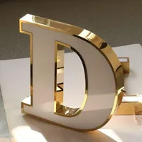DakeSign Factory Wholesale Custom Acrylic Metal LED Door Sign IP65 Waterproof 3D Character Company Hospital Commercial Sign