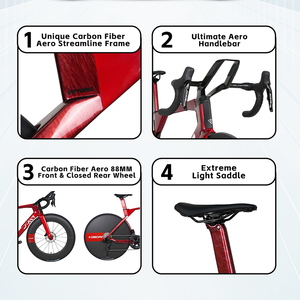 Xe đạp đường trường JAVA VITTORIA Aero 105 <span class=keywords><strong>DI2</strong></span> khung <span class=keywords><strong>carbon</strong></span> tích hợp khí động học, bánh <span class=keywords><strong>carbon</strong></span> liền khối 700C, phanh đĩa - Product Image 4