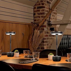 Modern Rechargeable LED <b>Table</b> <b>Lamp</b> Touch Sensor Night Light Reading <b>Wireless</b> Battery Dimmable Metal Shade Desktop <b>Lamp</b> Bedroom - Product Image 3