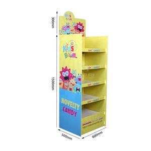 Étagère d'affichage en carton personnalisée pour magasin de détail, présentoir en papier à 5 niveaux, <span class=keywords><strong>jeux</strong></span> de société, présentoir en carton ondulé - Product Image 6