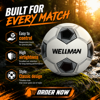 Le ballon de match officiel pour le football taille 5 est en cuir PU imperméable avec une technologie de collage à chaud, ce qui le rend durable pour les entraînements et les matchs.