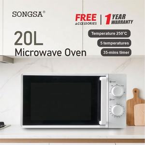 فرن ميكروويف كهربائي سعة 20 لتر للاستخدام التجاري والمنزلي، مع مؤقت شواء ومقبض ميكانيكي، بيع بالجملة من المصنع - Product Image 2