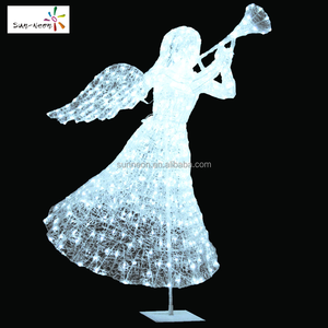 Lumière LED extérieure, lumière LED ange, lumière du Nouvel An, sculptures de Noël extérieures - Product Image 6