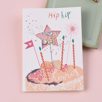 YUYANG belles cartes de joyeux anniversaire en vrac papier plié avec enveloppes texte de bénédiction vierge motif à thème d'occasion de mariage
