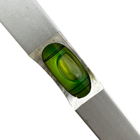 Équerre d'angle en aluminium en forme de L avec niveau à bulle 200 mm (8 po) pour la menuiserie, outil de mesure