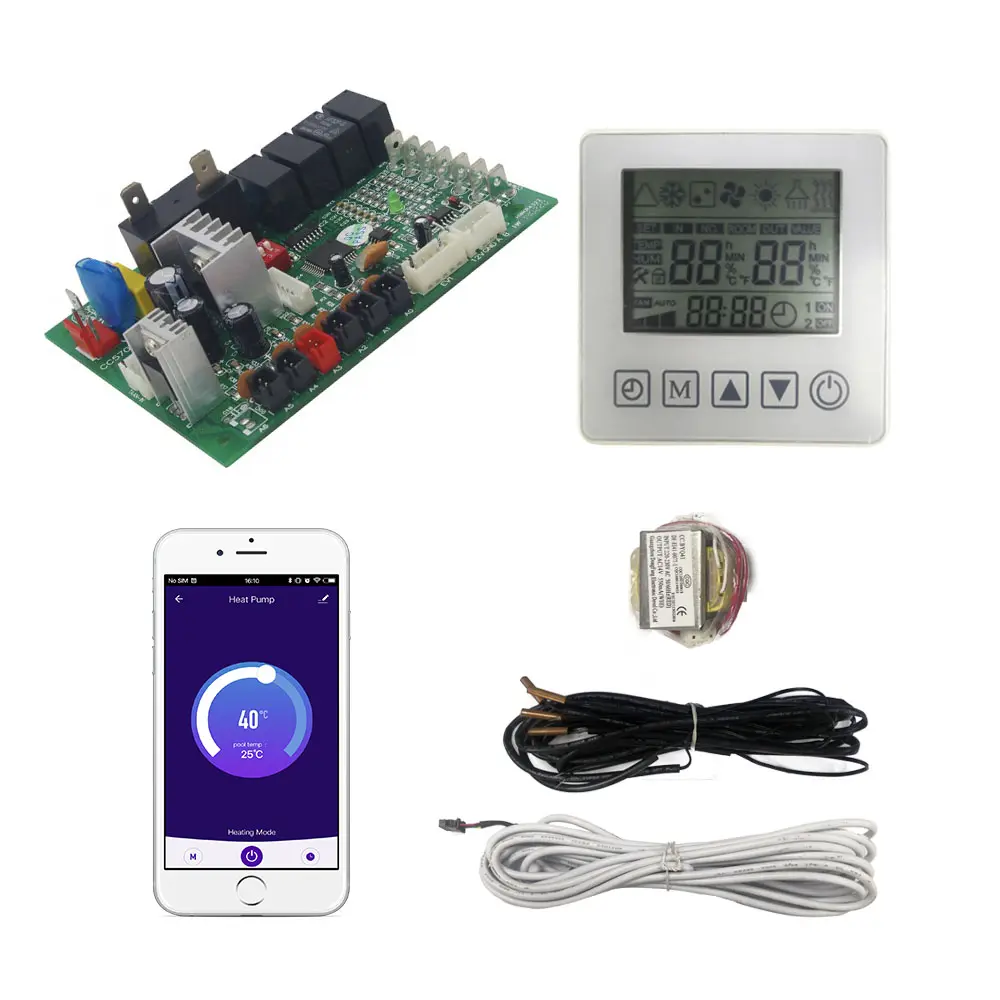 Air Source Water Source Water Heater Heat Pump Controller Pcba Control Circuit Board