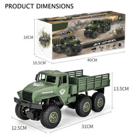 Coches y Camiones RC a Gasolina, Estilo 1:18, Camión Militar 6WD, Coches RC Nitro Profesionales de Alto Rendimiento, Vehículo Militar Todoterreno con Control Remoto