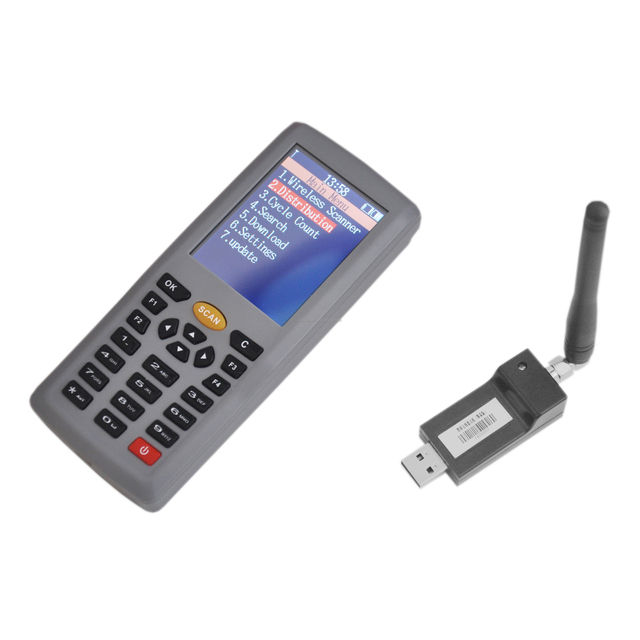 AK-9800 Data Collector for Inventory Color Screen Wireless Barcode Scanner POS Supermarket