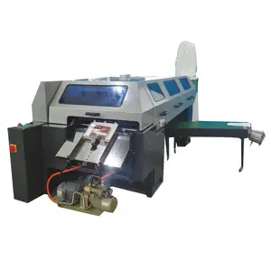 Máquina de encadernação automática com 3 cabeças para impressão de livros com cola quente e display sensível ao toque