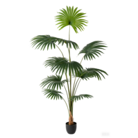 Palmier artificiel direct usine, plusieurs tailles, en plastique durable, pour la maison, le bureau, Halloween, Nouvel An, Thanksgiving, Noël, intérieur