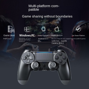 Quick PS. 4 Handle Wireless PC Gamepad with Vibration Six-Axis Gyroscope Somatosensory Features Compatible for Gaming In-Stock