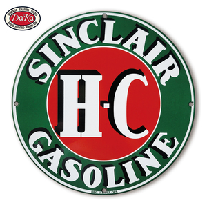 Cổ Điển Giảm Giá HC <span class=keywords><strong>Sinclair</strong></span> Xăng Dầu Công Ty Bán Chạy Nhất Bán Buôn Men Sứ Dấu Hiệu - Product Image 1