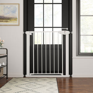 Barrière de sécurité pour bébé en métal extensible, ensemble de barrières murales pour enfants, escaliers domestiques, distribution sans perçage, barrière de sécurité pour bébé - Product Image 3