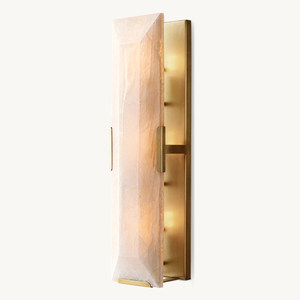 Lámpara de pared de mármol de estilo chino minimalista moderno, iluminación Led E26 220V para sala de estar, dormitorio, estudio - Product Image 2
