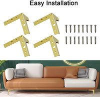 Sondoly Möbel Beine, moderne Stil Möbel Sofa Beine Dreieck Füße für Tischs chrank Schrank Sofa Couch Stuhl