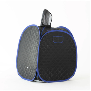 Sauna portatif une personne plein corps maison sauna à vapeur avec chapeau - Product Image 1