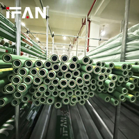 Tuyau d'eau flexible en composite de fibre de verre PPR haute pression DIN durable 20-63mm PN25 personnalisé