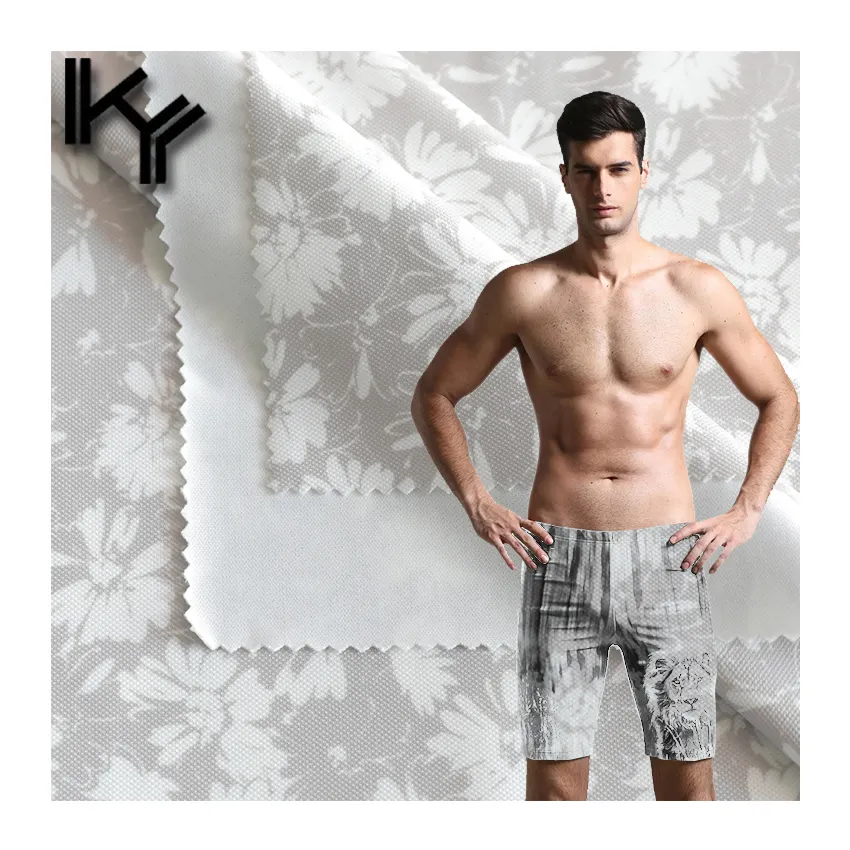 Waterdicht Anti Bacteriële Uv Bescherming Ademend Sublimatie Print Droog Fit Board Shorts Taffeta Stoffen