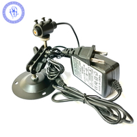 Module de Diode croisé de ligne à points, Laser bleu violet 50mW 5V avec adaptateur, 405nm