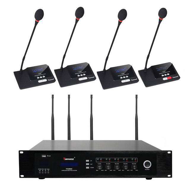 Professional Digital Wireless Audio Conference System Simultaneous Interpretation Microphone for Conference Rooms